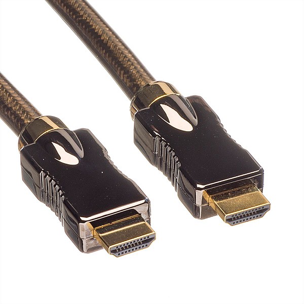 Roline Καλώδιο Hdmi 1M 4K @60Hz Gold P. W.Ethernet 11.04.5680