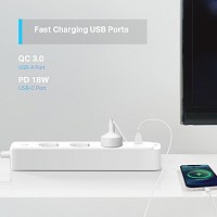 Tp-Link Smart Wi-Fi Power Strip 3-Outlets Homekit2 USB Type A 1 USB Type C Tapo P300