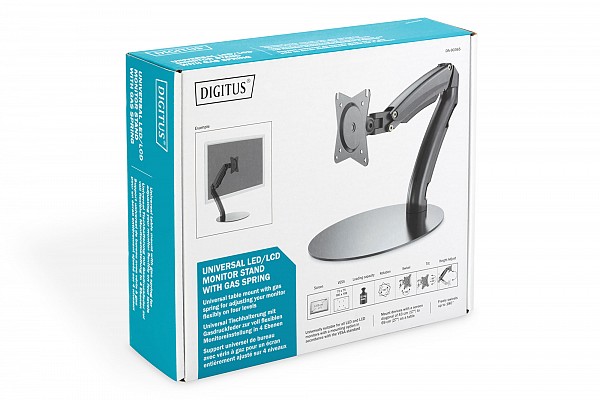 Digitus Επιτραπέζια Βάση Οθόνης 17-27 5kg (DA-90365)