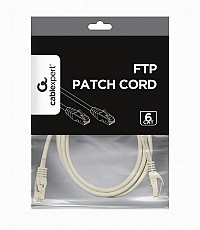 Cablexpert FTP Cat6 Patch Cord Grey 1m PP6-1M