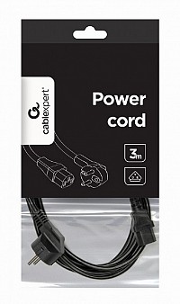 Cablexpert Power cord (C13) VDE approved 3m PC-186-VDE-3M