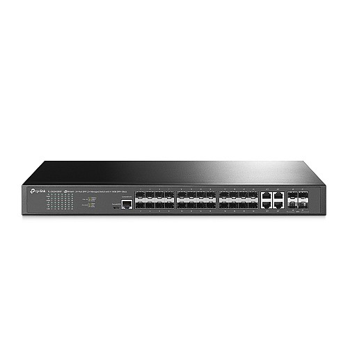 Tp-Link JetStream 24-Port SFP L2+ Managed Switch with 4 10GE SFP+ Slots TL-SG3428XF