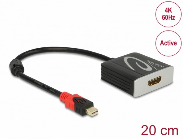 DELOCK Adapter Mini Display Port M / Hdmi F 4K 60Hz 62735