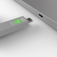 Lindy Port Blocker USB TYPE-C (1 key + 4 x blocks) Green 40426