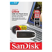 SanDisk Ultra USB 3.0 Flash Drive 64GB (SDCZ48-064G-U46) (SANSDCZ48-064G-U46)