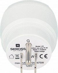 Skross ADAPTOR ΑΜΕΡΙΚΑΝΙΚΟ ΣΕ ΣΟΥΚΟ 1.500203-E