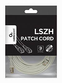 Cablexpert S/FTP Cat.6A LSZH patch cord gray 15m PP6A-LSZHCU-15M
