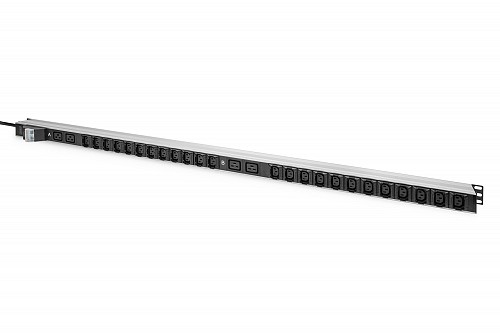 DIGITUS Basic IT PDU Vertical 1-phase 32A 24 x C13 4 x C19 3m supply cable IEC 60309 32A plug DN-95451