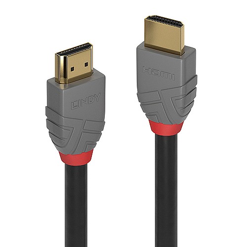 Lindy καλώδιο HDMI 2.0 15m (4096x2160@60Hz-10.2Gbps) Anthra Line 36968