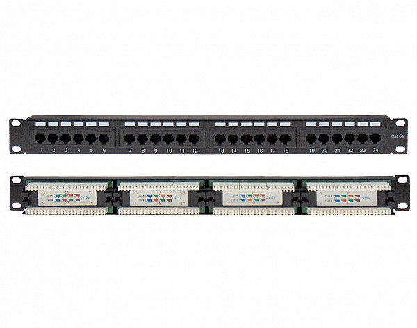 PATCH PANEL CAT5e UTP 24P 19 1U SUT 04.024.0078