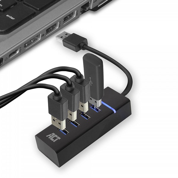 ACT USB Hub 3.2 with 4 USB-A AC6300