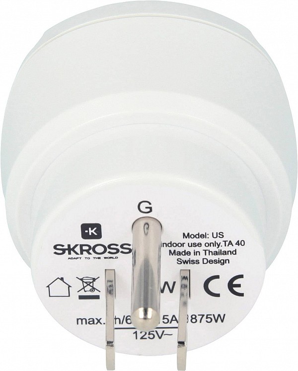 Skross ADAPTOR ΑΜΕΡΙΚΑΝΙΚΟ ΣΕ ΣΟΥΚΟ 1.500203-E