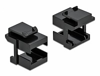 Delock Keystone cover black for fibre couplers (10 pieces) 86806