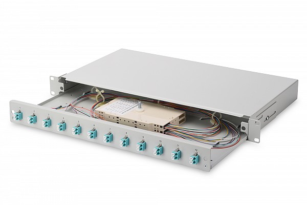 Digitus SPLICE BOX ΜΕΤΑΛΛΙΚΟ 19 12xLC (duplex) OM3 complete DN-96331/3