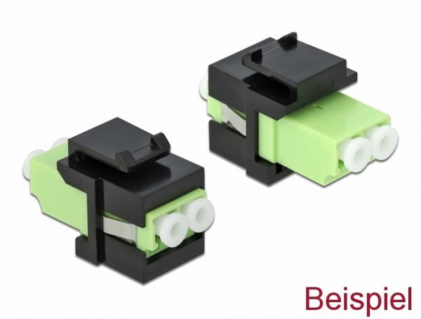 Delock Keystone cover black for fibre couplers (10 pieces) 86806