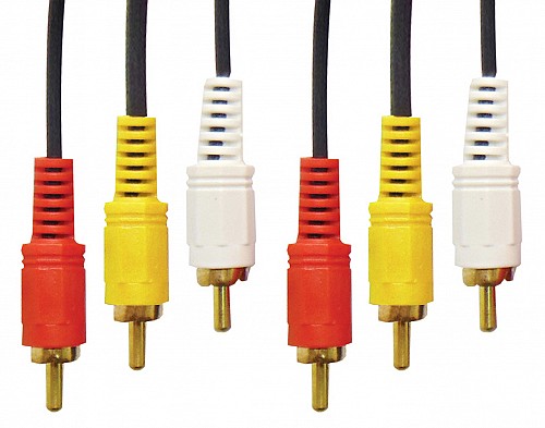 VNZANE ΚΑΛΩΔΙΟ ΗΧΟΥ 3 RCA ΑΡΣΕΝΙΚΑ ΣΕ 3 RCA ΑΡΣΕΝΙΚΑ OD11.5 ΕΠΙΧΡΥΣΑ 1.5m R311 BAG 01.037.0469
