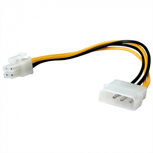 ROLINE Internal Power Cable 4-pin HDD/ ATX12V-P4 4-pin Power 0.15m 11.03.1019