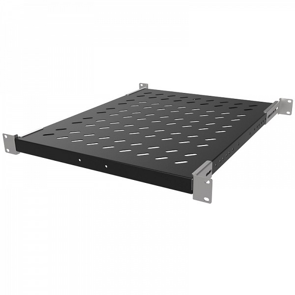 Mirsan ΡΑΦΙ 1U ΓΙΑ RACK D=1000 50kgr L=70cm (+ Brackets) RAL9005 SBR100.01YK