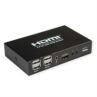Roline KVM 2PORT HDMI/USB ΜΕ ΗΧΟ 4K 14.01.3426