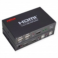 Roline KVM 2PORT HDMI/USB ΜΕ ΗΧΟ 4K 14.01.3426