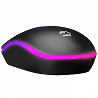 Everest MOUSE USB Optical 1200pi Black Led Illuminated Mouse SM-166