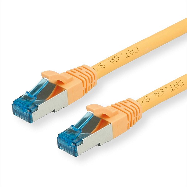 VALUE S/FTP Patch Cord Cat.6A (Class EA) yellow 5m 21.99.1935