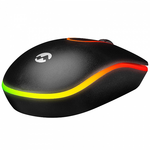 Everest MOUSE USB Optical 1200pi Black Led Illuminated Mouse SM-166