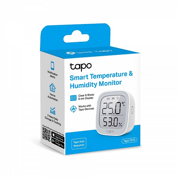 Tp-Link Smart Temperature and Humidity Monitor Tapo T315