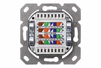 Digitus Πρίζα Επιτοίχια/Χωνευτή Stp 2*Rj45 CAT5e Καπάκι DN-9002-N