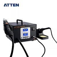 ATTEN ΣΤΑΘΜΟΣ ΚΟΛΛΗΣΗΣ ΔΙΠΛΟΣ SMD 50/700W ΚΕΡΑΜΙΚΟΣ LCD AT8502D