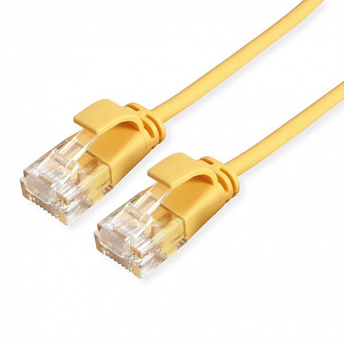 Roline UTP 1.5m Cat6a Kίτρινο SLIM 21.15.3924
