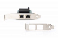 Digitus PCI EXPRESS ΔΙΚΤΥΟΥ 2 x Gigabit 1000Mbps LAN & LP DN-10132