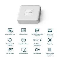 Tp-Link VIGI 4 Channel PoE+ Network Video Recorder VIGI NVR1104H-4P