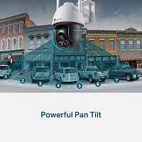 Tp-Link VIGI 4MP Outdoor Full-Color Wi-Fi Pan Tilt Network Camera VIGI C540-W(4mm) v2