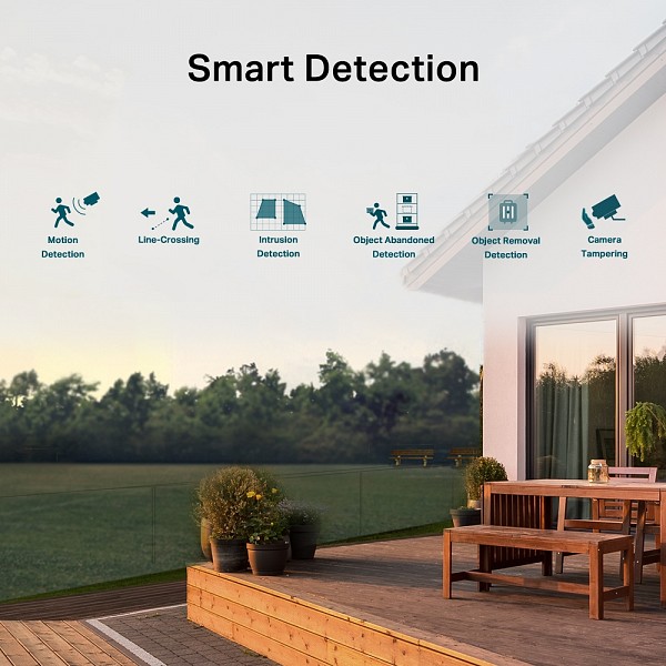 Tp-Link VIGI 4MP Outdoor Full-Color Wi-Fi Bullet Network Camera VIGI C340-W(4mm)