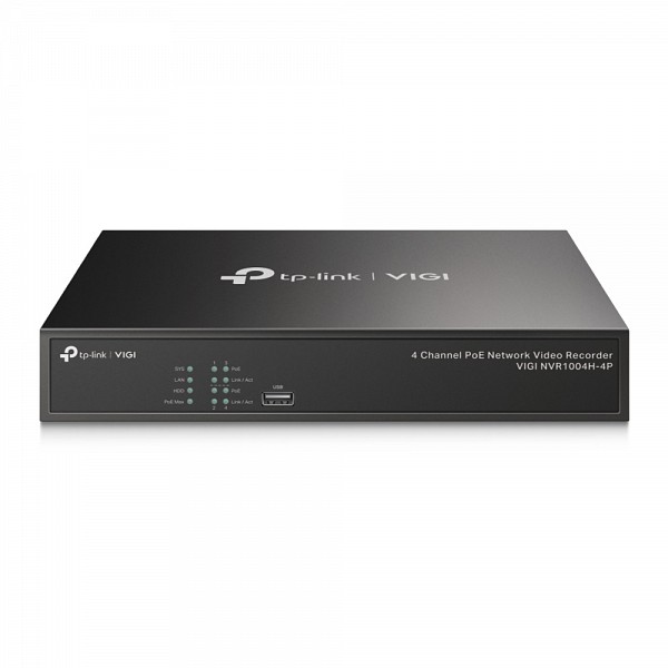 Tp-Link VIGI 4 Channel PoE+ Network Video Recorder VIGI NVR1004H-4P