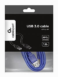 Cablexpert USB 3.0 Extension Cable 1.8m CCP-USB3-AMAF-6