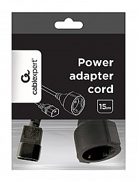 Cablexpert Power adapter cord (C14 male to Schuko female) PC-SFC14M-01