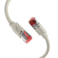 EFB RJ45 Patch cable S/FTP Cat.6A TM21 Dätwyler 7702 20m grey 10G 500MHz K8708GR.20