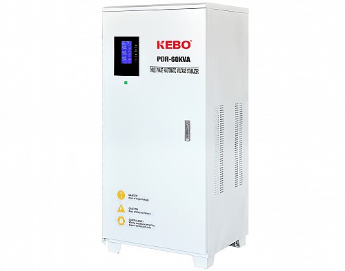 ΣΤΑΘΕΡΟΠΟΙΗΤΗΣ-ΡΥΘΜΙΣΤΗΣ ΤΑΣΗΣ 60KVA ΤΡΙΦΑΣΙΚΟΣ SERVO LCD (PDR) KEBO