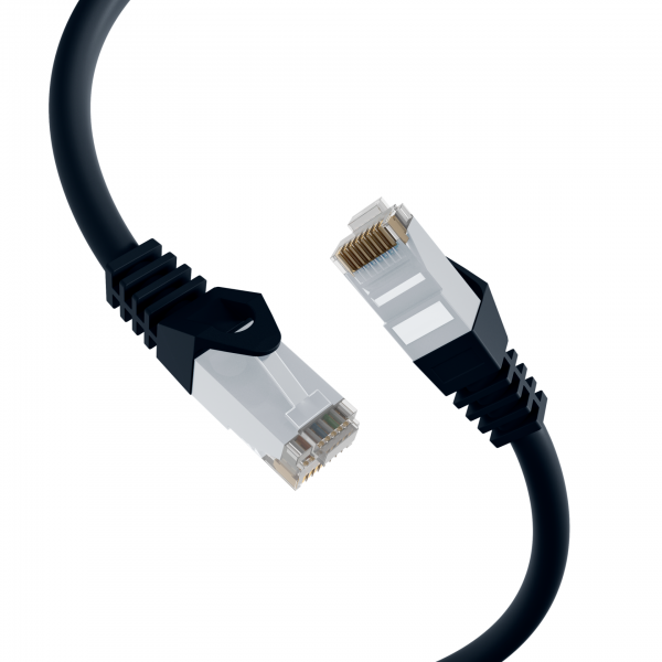 EFB UTP 0.25m Cat6 μαύρο K8104SW.0,25