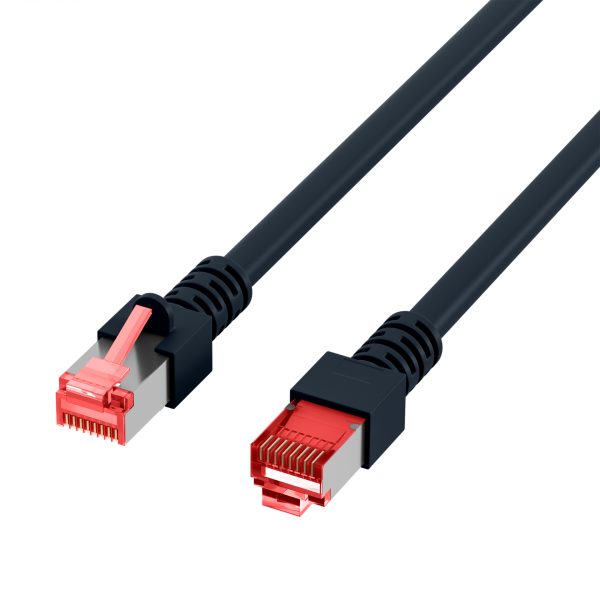 EFB SFTP 0.15m Cat6 Μαύρο LSZH K5515.0.15