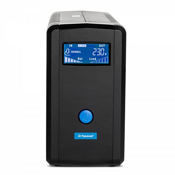 Tescom Leo Plus LCD 1500VA UPS Line Interactive 1500VA 900W 2 X 12V 9Ah UPS.0788