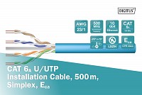 Digitus UTP 500m Cat6a Mονόκλωνο LSOH DK-1613-A-VH-5