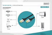 Digitus SFTP 5m Cat6a Μαυρο LSOH snagless DK-1644-A-050/BL