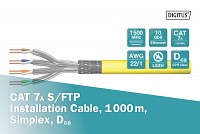 Digitus SFTP 1000m Cat7a LSOH yellow DK-1743-A-VH-10