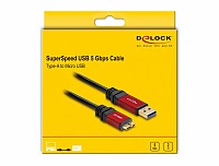 Delock Cable USB 3.0 Type-A male > USB 3.0 Type Micro-B male 2 m Premium 82761
