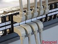 Delock Network cable RJ45 Cat.5e SF/UTP upwards / upwards angled 1 m 83511