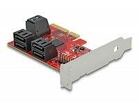 Delock 6 port SATA PCI Express x4 Card - Low Profile Form Factor 89042