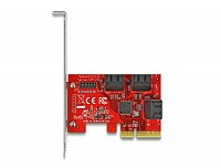 Delock 6 port SATA PCI Express x4 Card - Low Profile Form Factor 89042